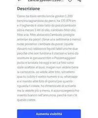 Lancia ypsilon 1.200 benzina