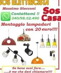 Elettricista lampadario Roma Nomentano