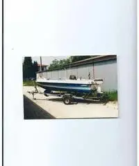 Barca + motore + carrello stradale