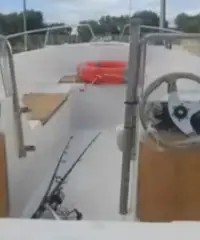 Barca motore carrello