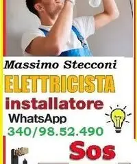 Elettricista installazione lampadari applique