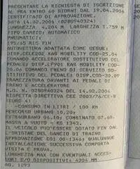 Vw golf automatica con comandi kiwi per disabili - Milano