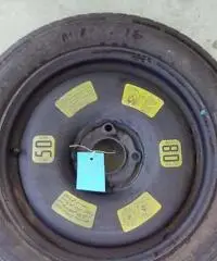 Ruotino di scorta citroen c3 125/80 r 15