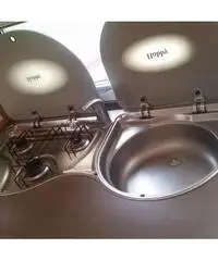 HOBBY 400 DE LUXE KB - 4 P CARAVAN USATA CON VERANDA