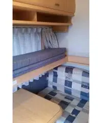 HOBBY 400 DE LUXE KB - 4 P CARAVAN USATA CON VERANDA