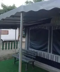 VERANDA,  COPRIVERANDA E COPRI  ROULOTTE MT. 4,35- 4,50 MT