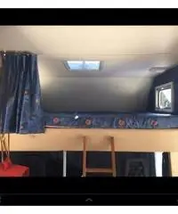 Camper mansardato Fiat ducato 2800 diesel 6 posti con gancio