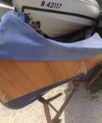 Canoa Cantieri Solcio in legno