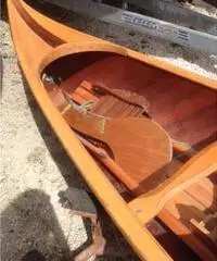 Canoa Cantieri Solcio in legno
