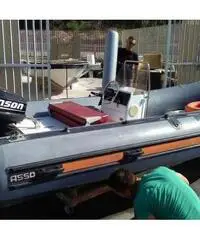 Gommone 4,8 m con Motore johnson 40 cv 2 tempi