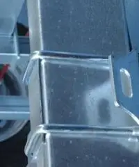 Rimorchio porta barca 750Kg Pima meccanica tedesca corto