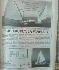 Catamarano a vela kupu kupu ernesto tross