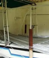 Barca con motore e carrello