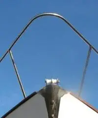 Battagliola o pulpito in acciaio inox per barca