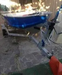 Barca in alluminio completa