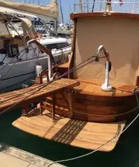 Gozzo Cabinato in fasciame di Mogano e Teak  Fratelli Mileo