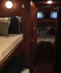 Gozzo Cabinato in fasciame di Mogano e Teak  Fratelli Mileo