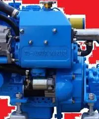 MOTORE MARINO ENTROBORDO DIESEL PER BARCA TDME NUOVO 37HP.