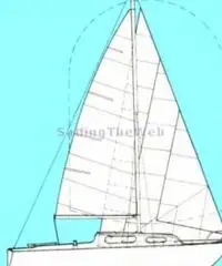 barca a vela ALPA alpa dodi 670 anno 1970 lunghezza mt 670