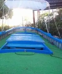 Barca gozzo in legno resinato