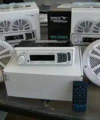 Kit Marino Autoradio e casse Nautiche !!! Boss Marine
