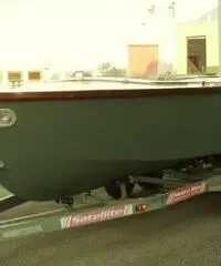 motoscafo in legno anni 60