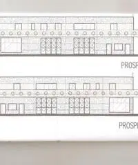 area artigianale con progetto 5 capannoni