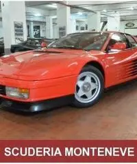 FERRARI Testarossa Testarossa -MONODADO-PELLE ROSSA-SERVICE BOOK rif. 6284706