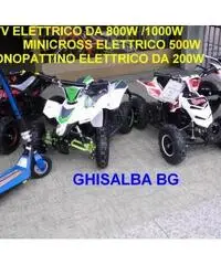 mini quad elettrico da 36V-1000W BIANCO VERDE