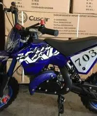 49CC 2 TEMPI CROSS MINIMOTO PITBIKE RUOTE DA 10' POLLICI