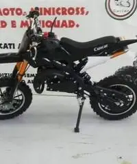 minimoto cross 49cc 2 tempi bambini 4-11 anni pitbike 10'
