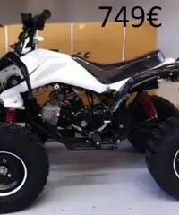 QUAD 125CC 4 TEMPI RUOTE GRANDI DA 8' CON RETROMARCIA CROSS