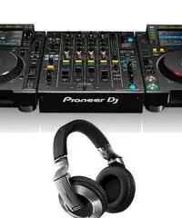 Vendite Pioneer Dj 2x Cdj-2000 Nxs2 & Djm-900 Nxs2 + Hdj-2000 Mk2