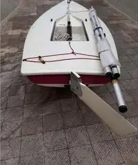 Deriva Laser attrezzatissima con carrello alaggio