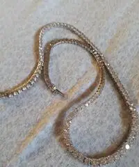 Girocollo in argento e pietre