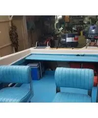 Barca motore e carrello