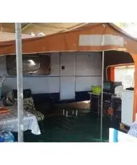 Roulotte 5 posti letto bagno porta bici e veranda