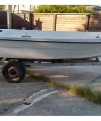 Barca con motore evinrude 9.9 cv