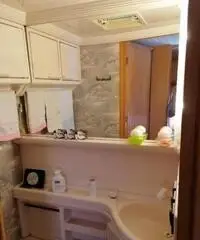 Roulotte con preingresso e pompeiana camping Roana