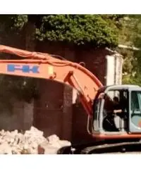 Escavatore 230ql Fiat kobelco E 215 con Cesoia