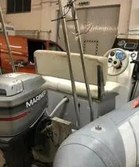 Gommone motore carrello