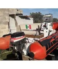 Gommone motore e carrello omologato