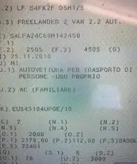 Freelander 2 van 2.2 automatico