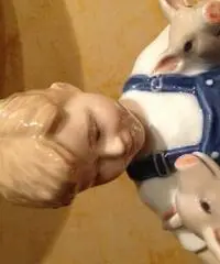 Statuina in porcellana originale Royal Copenhag - Milano