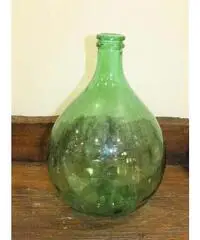 Bottiglia vetro vintage industriale anni 50 centrotavola - Viterbo