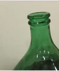 Bottiglia vetro vintage industriale anni 50 centrotavola - Viterbo