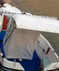 Pilotina Murena + Vetus 20hp all'ormeggio