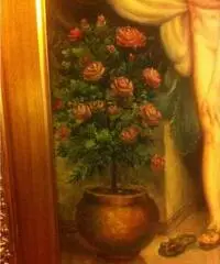 Quadro olio su tavola - Veneto