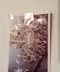 Lampadario in vetro di Murano a 10 candele dell'800 - Ragusa