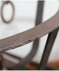 Coppia alari Toscani epoca 700 ferro battuto. Antico Antiqu - Viterbo